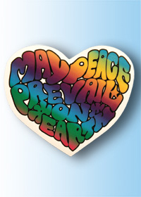 Heart of Peace Magnet
